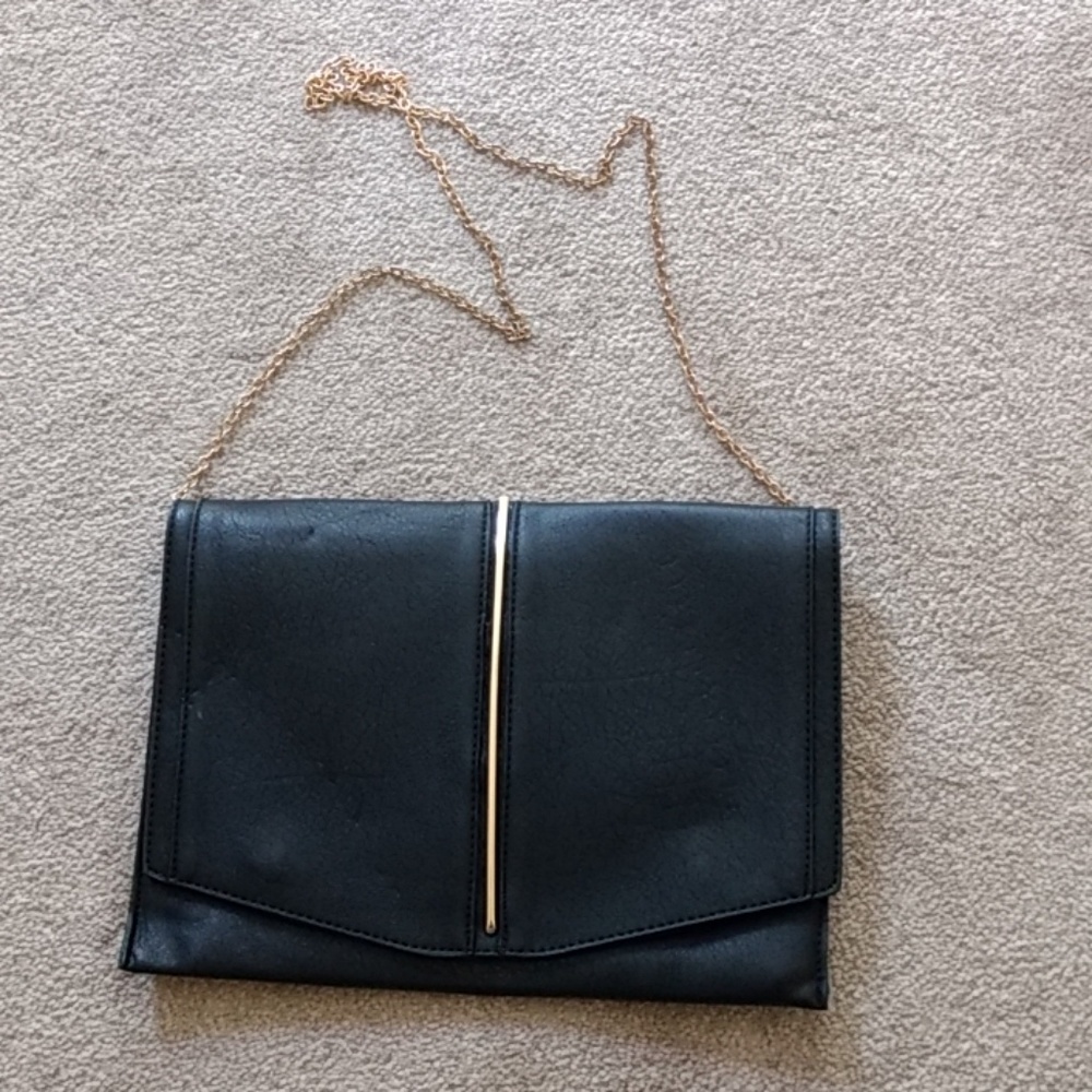 Black clutch purse